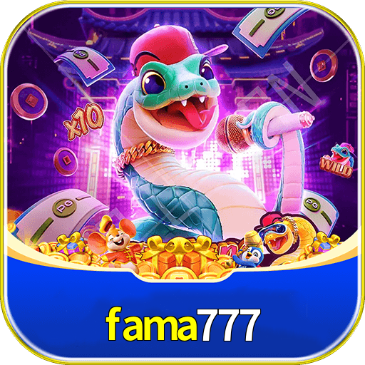 Imagem promocional da fama777 mostrando a plataforma e suas vantagens